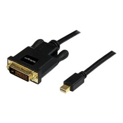 StarTech.com 6ft Mini DisplayPort to DVI Cable - M M - mDP Cable for Your DVI Monitor TV - Windows & Mac Compatible (MDP2DVIMM6B) - Kabel DisplayPort - Mini DisplayPort (M) do DVI-D (M) - 1.82 m - cerná