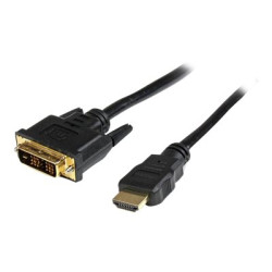 StarTech.com 2m High Speed HDMI Cable to DVI Digital Video Monitor - Kabel adaptéru - HDMI s piny (male) do DVI-D s piny (male) - 2 m - cerná