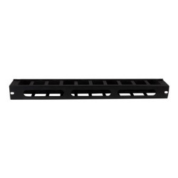 StarTech.com 1U Horizontal Finger Duct Rack Cable Management Panel with Cover - Server Rack Cable Duct - Rack Cable Organizer Manager (CMDUCT1UX) - Stojanový panel pro usporádání kabelu - 1U - 19" - pro P N: RACK-18U-20-WALL-OA, RACK-21U-20-WALL-OA, RACK-24U-20-WALL-OA, RK12OD2, RK3236BKF