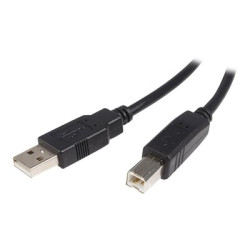 StarTech.com 1m USB 2.0 A to B Cable M M - Kabel USB - USB (M) do USB typ B (M) - USB 2.0 - 1 m - cerná