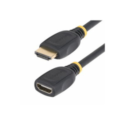 StarTech.com 6.6ft HDMI 2.0 Extension Cable, 4K 60Hz, M F - High Speed - prodlužovací kabel HDMI - HDMI s piny (male) do HDMI se zdírkami (female) - 2 m - odstínený - cerná - podpora 4K60Hz, pasivní