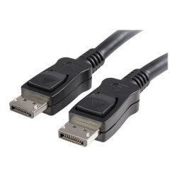 StarTech.com 5m Long DisplayPort 1.2 Cable with Latches DisplayPort 4k - Kabel DisplayPort - DisplayPort (M) do DisplayPort (M) - 5 m - opatrený západkou - cerná