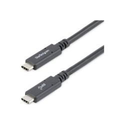 StarTech.com USB C to USB C Cable - 6 ft 1.8m - 5A PD - USB-IF Certified - M M - USB 3.0 5Gbps - USB C Charging Cable - USB Type C Cable (USB315C5C6) - USB kabel - 24 pin USB-C (M) rovné do 24 pin USB-C (M) rovné - USB 3.0 - 5 A - 1.8 m - podporuje 4K - cerná - pro P N: DK30C2DAGPD, DK30C2HAGPD, SV211HDUC, SV221HUC4K