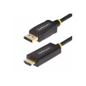 StarTech.com 6.6ft (2m) DisplayPort to HDMI Adapter Cable, 4K 60Hz with HDR, DP to HDMI 2.0b, Active Video Converter, DisplayPort Desktop to HDMI Monitor, M M - DisplayPort to HDMI Cord (6F-DP-HDMI-4K60-HDR) - Kabel adaptéru - DisplayPort s piny (male) do HDMI s piny (male) - 2 m - cerná - podpora 4K60Hz, podpora HDR