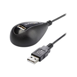 StarTech.com 5ft Desktop USB Extension Cable - A Male to A Female - 5 ft USB A to A Extension Cable - 5ft USB 2.0 Extension cord (USBEXTAA5DSK) - Prodlužovací šnura USB - USB (M) do USB (F) - 1.5 m - cerná - pro P N: MSDREADU2OTG, USB56KEM3, USB56KEMH2, UUSBOTG