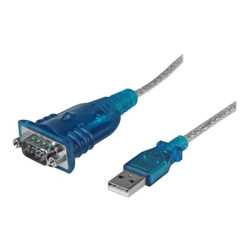 StarTech.com 1 Port USB to Serial RS232 Adapter - Prolific PL-2303 - USB to DB9 Serial Adapter Cable - RS232 Serial Converter (ICUSB232V2) - Sériový adaptér - USB 2.0 - RS-232