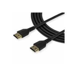 StarTech.com 1.5m (4.9ft) Premium High Speed HDMI Cable with Ethernet, 4K - Prémiove vysoká rychlost - kabel HDMI s ethernetem - HDMI s piny (male) do HDMI s piny (male) - 1.5 m - odstínený - cerná - podpora 4K60Hz (4096 x 2160), podpora HDR, drsný, pasivní