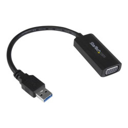 StarTech.com USB 3.0 to VGA Display Adapter 1920x1200, On-Board Driver Installation, Video Converter with External Graphics Card - Windows (USB32VGAV) - Adaptér USB VGA - USB typ A (M) do HD-15 (VGA) (F) - USB 3.0 - 19.5 m - podpora 1920 x 1200 (WUXGA) - pro P N: MXT101MM
