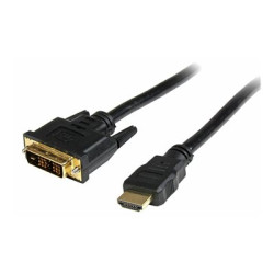 StarTech.com 0.5m HDMI to DVID Cable M M - Kabel adaptéru - DVI-D s piny (male) do HDMI s piny (male) - 50 cm - dvojnásobne stínený - cerná