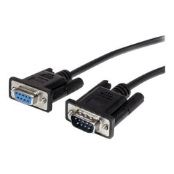 StarTech.com 3m Black Straight Through DB9 RS232 Serial Cable - DB9 RS232 Serial Extension Cable - Male to Female Cable (MXT1003MBK) - Sériová prodlužovací šnura - DB-9 (M) do DB-9 (F) - 3 m - cerná - pro P N: 1P3FPC-USB-SERIAL, IC232TTL, ICUSB2324I, ICUSB232D, ICUSB232IS, ICUSB232V2