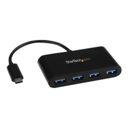 StarTech.com 4-Port USB-C Hub - Portable USB-C to 4x USB-A Hub - Bus-Powered USB 3.1 Gen 1 Type-C Hub - USB 3.0 Port Expander (HB30C4AB) - Rozbocovac - 4 x SuperSpeed USB 3.0 - desktop