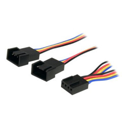StarTech.com 12in 4 Pin Fan Power Splitter Cable - F M - 1ft Fan Y Cable - 1ft 4-pin Fan Splitter Cable (FAN4SPLIT12) - Rozdelovac napájení ventilátoru - 4-pinová PWM (pulsne šírková modulace) (F) do 4-pinová PWM (pulsne šírková modulace) (M) - 31 cm - pro P N: FAN1156PWM, FAN12025PWM, FAN8025PWM