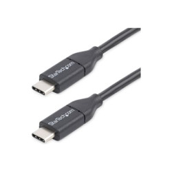 StarTech.com USB C to USB C Cable - 3m 10 ft - USB Cable Male to Male - USB-C Cable - USB-C Charge Cable - USB Type C Cable - USB 2.0 (USB2CC3M) - USB kabel - 24 pin USB-C (M) do 24 pin USB-C (M) - Thunderbolt 3 USB 2.0 - 3 m - cerná - pro P N: DKT30CHD
