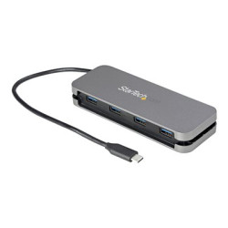 StarTech.com 4 Port USB C Hub - 4x USB-A - 5Gbps USB 3.0 Type-C Hub (USB 3.2 3.1 Gen 1) - Bus Powered - 11" Long Cable w Cable Management (HB30CM4AB) - Rozbocovac - 4 x USB 3.2 Gen 1 - desktop