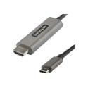 StarTech.com 6ft (2m) USB C to HDMI Cable 4K 60Hz with HDR10, Ultra HD USB Type-C to 4K HDMI 2.0b Video Adapter Cable, USB-C to HDMI HDR Monitor Display Converter, DP 1.4 Alt Mode HBR3 - Thunderbolt 3 Compatible (CDP2HDMM2MH) - Kabel adaptéru - 24 pin USB-C s piny (male) do HDMI s piny (male) - 2 m - cerná - podporuje 4K, aktivní