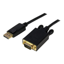 StarTech.com 6ft DisplayPort to VGA Cable - 1920 x 1200 - Active DP to VGA Adapter - DP to VGA Monitor Cable (DP2VGAMM6B) - Kabel DisplayPort - DisplayPort (M) do HD-15 (VGA) (M) - 1.83 m - opatrený západkou - cerná