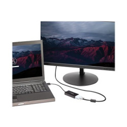 StarTech.com 3 in 1 DisplayPort Multi Video Adapter Converter - 1080p DP Laptop to HDMI VGA or DVI Monitor or Projector Display (DP2VGDVHD) - Video adaptér - DisplayPort s piny (male) do HD-15 (VGA), DVI-D, HDMI se zdírkami (female) - 26.6 m - cerná - aktivní, podpora 1920 x 1200 (WUXGA)