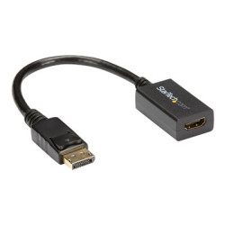 StarTech.com DisplayPort to HDMI Adapter - 1920x1200 - HDMI Video Converter - Latching DP Connector - Monitor to HDMI Adapter (DP2HDMI2) - Video adaptér - DisplayPort s piny (male) do HDMI se zdírkami (female) - 26.5 cm - pro P N: DK30CH2DEP, DK30CH2DEPUE, DK30CHDDPPD, DK30CHDPPDUE, MST14DP123DP, SV231QDPU34K