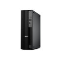 Dell Pro Slim QCS1250 - Štíhlý desktop Core i7 i7-14700 až 5.4 GHz - RAM 8 GB - SSD 512 GB - NVMe, TLC - UHD Graphics 770 - Gigabit Ethernet - Win 11 Pro - monitor: žádný - černá - BTP - s 3 roky služby ProSupport na místě do dalšího pracovního dne po vzdálené diagnostice s podporou HW-SW