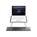StarTech.com Adjustable Laptop Stand - Heavy Duty Steel & Aluminum - 3 Height Settings - Tilted - Ergonomic Laptop Riser for Desk (LTSTND) - Stojánek na notebook - desktop - 17" - cerná, stríbrná