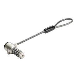 StarTech.com Universal Laptop Cable Lock Expansion Loop, 6? (15cm) Anti Theft 4-Digit Combination K-Slot Lock, Computer Security Cable to Create Twin Multi-Head Lock for Multiple Devices - Security Cable Loop (BRNCHLOCK) - Bezpecnostní kabelový zámek - cerná a stríbrná - 15 cm