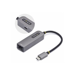 StarTech.com USB-C to Ethernet Adapter, NIC, 1Gbps - Sítový adaptér - USB-C 3.2 Gen 1 - Gigabit Ethernet + USB-C 3.2 Gen 1 - šedá space gray