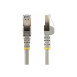 StarTech.com 1.5m CAT6A Ethernet Cable, 10 Gigabit Shielded Snagless RJ45 100W PoE Patch Cord, CAT 6A 10GbE STP Network Cable w Strain Relief, Grey, Fluke Tested UL Certified Wiring TIA - Category 6A - 26AWG (6ASPAT150CMGR) - Patch kabel - RJ-45 (M) do RJ-45 (M) - 1.5 m - STP - CAT 6a - provedení bez hrbolku, lisovaný - šedá