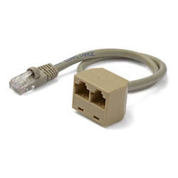 StarTech.com 2-to-1 RJ45 10 100 Mbps Splitter Combiner - One adapter required at each end of the connection - Sítový rozdelovac - RJ-45 (M) do RJ-45 (F)