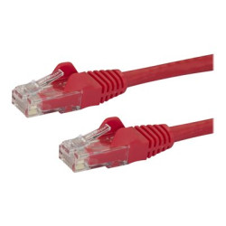 StarTech.com 10m CAT6 Ethernet Cable, 10 Gigabit Snagless RJ45 650MHz 100W PoE Patch Cord, CAT 6 10GbE UTP Network Cable w Strain Relief, Red, Fluke Tested Wiring is UL Certified TIA - Category 6 - 24AWG (N6PATC10MRD) - Patch kabel - RJ-45 (M) do RJ-45 (M) - 10 m - CAT 6 - lisovaný, provedení bez hrbolku - cervená