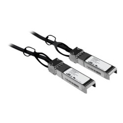 StarTech.com Cisco SFP-H10GB-CU5M Compatible 5m 10G SFP+ to SFP+ Direct Attach Cable Twinax, 10GbE SFP+ Copper DAC 10Gbps Low Power Passive Mini GBIC Transceiver Module DAC, 10G SFP+ Cable - Lifetime Warranty (SFPCMM5M) - Kabel pro prímé pripojení - SFP+ do SFP+ - 5 m - diaxiální - pro P N: PEX10000SFPI, PEX10GSFP4I, PEX20000SFPI