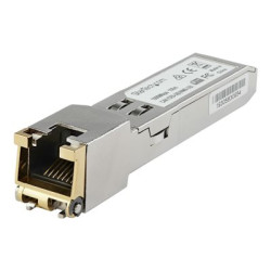StarTech.com Cisco GLC-TE Compatible Module, 1000BASE-T Copper Industrial Gigabit Ethernet Transceiver, SFP to RJ45 Cat6 Cat5e 100m Extended Temp, Cisco Firepower, IE 2000, C9500, C2960 - Lifetime Warranty (GLCTEST) - Transceiver modul SFP (mini-GBIC) (odpovídá: Cisco GLC-TE) - 1GbE - 1000Base-T - RJ-45 - až 100 m