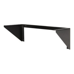 StarTech.com 4U Wall Mount Patch Panel Bracket - 19 inch Steel Vertical Mounting Bracket for Network and Data Equipment (RK419WALLV) - Montážní držák - montáž na stenu - cerná - 4U - 19"