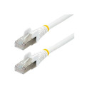 StarTech.com 3m CAT6a Ethernet Cable - White - Low Smoke Zero Halogen (LSZH) - 10GbE 500MHz 100W PoE++ Snagless RJ-45 w Strain Reliefs S FTP Network Patch Cord - Patch kabel - RJ-45 (M) do RJ-45 (M) - 3 m - S FTP - CAT 6a - IEEE 802.3bt - provedení bez hrbolku, licna, lisovaný, neobsahuje halogen - bílá