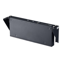 StarTech.com 2U Vertical Wall Mount Patch Panel Bracket - Steel Rack Mount Bracket w Hardware for 19" Network, Server and Data Equipment (RK219WALLV) - Montážní držák - montáž na stenu - cerná - 2U - 19" - pro P N: SV831DUSBUK