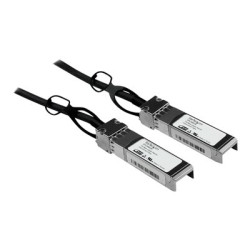 StarTech.com Cisco SFP-H10GB-CU3M Compatible 3m 10G SFP+ to SFP+ Direct Attach Cable Twinax, 10GbE SFP+ Copper DAC 10 Gbps Low Power Passive Transceiver Module DAC, Cisco Firepower, ASR920 - Lifetime Warranty (SFPCMM3M) - Kabel pro prímé pripojení - SFP+ do SFP+ - 3 m - diaxiální - pro P N: ET10GSFP, PEX10000SFPI, PEX10GSFP, PEX10GSFP4I, PEX20000SFPI