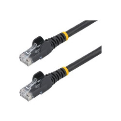 StarTech.com 10m Black Cat5e Cat 5 Snagless Ethernet Patch Cable 10 m - Patch kabel - RJ-45 (M) do RJ-45 (M) - 10 m - UTP - CAT 5e - provedení bez hrbolku - cerná