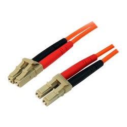 StarTech.com 1m Fiber Optic Cable - Multimode Duplex 50 125 - LSZH - LC LC - OM2 - LC to LC Fiber Patch Cable (50FIBLCLC1) - Sítový kabel - multirežim LC (M) do multirežim LC (M) - 1 m - optické vlákno - duplex - 50 125 mikron - pro P N: GLCLHSMDSTTA, GLCSXMMDST, GLCSXMMDSTT, JD118BST, MASFP1GBSXST, SFP100BFXST