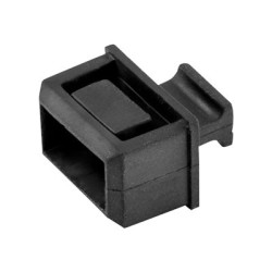 StarTech.com 10 Pack SFP Dust Cover for Open SFP SFP+ Slot, SFP Plug, Fiber Optic Dust Caps, SFP Port Anti-Dust Cover, Network Switch Port Protector, Durable TPE Material with Pull Tab - SFP Port Dust Covers (SFPCAP10) - Krytka proti prachu - cerná (balení 10)