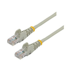 StarTech.com 5m Grey Cat5e Cat 5 Snagless Patch Cable 5 m - Patch kabel - RJ-45 (M) do RJ-45 (M) - 5 m - UTP - CAT 5e - provedení bez hrbolku - šedá