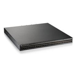 Zyxel CX4800-56F - Prepínac - sdružení optických vláken - L3 - rízený - 48 x 10 25 Gigabit SFP28 + 8 x 100 Gigabit QSFP28 - Lze montovat do rozvadece, desktop - PoE (323 W) - AC