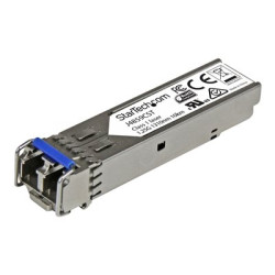 StarTech.com HPE J4859C Compatible SFP Module, 1000BASE-LX, 1GbE Single Mode (SMF) Multi Mode MMF Fiber Optic Transceiver, LC Connector, 10km, 1310nm, DDM, HPE 1400, 1700, 1820, Mini GBIC - Lifetime Warranty (J4859CST) - Transceiver modul SFP (mini-GBIC) (odpovídá: HP J4859C) - 1GbE - 1000Base-LX - LC - až 10 km - 1310 nm - pro HPE 1700, 2610, 93XX, Switch XL 10 100 1000; HPE Aruba 2530, 2930F 24, 2930F 48, 5406