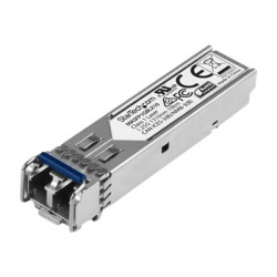 StarTech.com Cisco Meraki MA-SFP-1GB-LX10 Compatible SFP Module, 1000BASE-LX, 1GbE SMF Optic Transceiver, 1GE Gigabit Ethernet LC Connector, 10km, 1310nm Cisco Meraki MS225, MX400, MS250 - Lifetime Warranty (MASFP1GBLX10) - Transceiver modul SFP (mini-GBIC) (odpovídá: Juniper SFP-1GE-LX) - 1GbE - 1000Base-LX - jednoduchý režim LC - až 10 km - 1310 nm