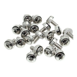StarTech.com M6 x 12mm - Screws - 100 Pack - M6 Mounting Screws for Server Rack & Cabinet (CABSCREWSM62) - Sada šroubu (balení 100)
