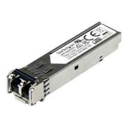 StarTech.com MSA Uncoded Compatible SFP Module, 1000BASE-SX, 1GbE Multi Mode (MMF) Fiber Optic Transceiver, 1GE Gigabit Ethernet SFP, LC Connector, 550m, 850nm, DDM, 1Gbps Mini GBIC Module - Lifetime Warranty (SFP1000SXST) - Transceiver modul SFP (mini-GBIC) - 1GbE - 1000Base-SX - multirežim LC - až 550 m - 850 nm - pro P N: US1GA30SFP, US1GC30SFP