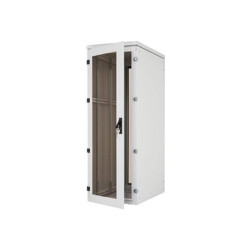 Triton 19'' stojanový rozvaděč RIE 27U 800x1000mm, 19'' stojanový rozvaděč 27U 800x1000mm prosklené dveře, pro klima jed. IP54 nosno