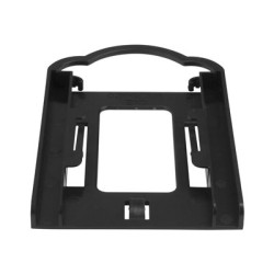 StarTech.com 2.5" HDD SDD Mounting Bracket for 3.5" Drive Bay - Tool-less Installation - 2.5 Inch SSD HDD Adapter Bracket (BRACKET125PT) - Bay adaptér pro datový sklad - 3,5" na 2,5" - cerná - pro P N: M2E4SFF8643, PEX4SFF8643, U2M2E125