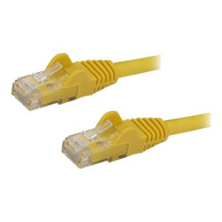 StarTech.com 5m CAT6 Ethernet Cable, 10 Gigabit Snagless RJ45 650MHz 100W PoE Patch Cord, CAT 6 10GbE UTP Network Cable w Strain Relief, Yellow, Fluke Tested Wiring is UL Certified TIA - Category 6 - 24AWG (N6PATC5MYL) - Sítový kabel - RJ-45 (M) do RJ-45 (M) - 5 m - UTP - CAT 6 - provedení bez hrbolku, licna - žlutá