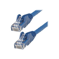 StarTech.com 10m LSZH CAT6 Ethernet Cable, 10 Gigabit Snagless RJ45 100W PoE Network Patch Cord with Strain Relief, CAT 6 10GbE UTP, Blue, Individually Tested ETL, Low Smoke Zero Halogen - Category 6 - 24AWG - Patch kabel - RJ-45 (M) do RJ-45 (M) - 10 m - 6 mm - UTP - CAT 6 - provedení bez hrbolku - modrá
