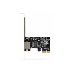 StarTech.com 1-Port Gigabit PCIe Network Adapter Card, TAA Compliant - Sítový adaptér - PCIe nízký profil - Gigabit Ethernet x 1 - cerná - kompatibilní s TAA
