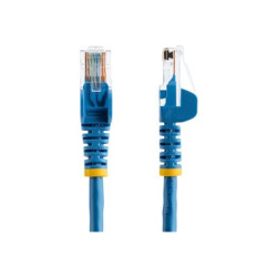 StarTech.com 3m Blue Cat5e Cat 5 Snagless Patch Cable - Patch kabel - RJ-45 (M) do RJ-45 (M) - 3 m - UTP - CAT 5e - lisovaný, provedení bez hrbolku - modrá